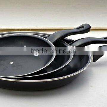 carbon steel 3pcs frying pan set