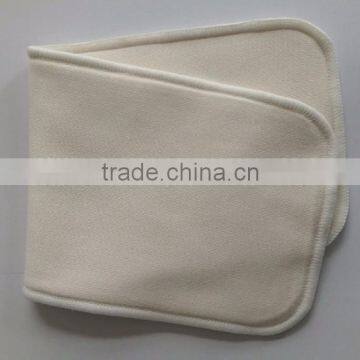 Wholesale absorbent High quality Baby cloth diaper insert bamboo charcoal cotton hemp microfiber insert