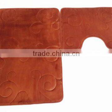 Lz-302.1 2014 100% Polyester Latest New Anti-slip Memory Form Bath Mat