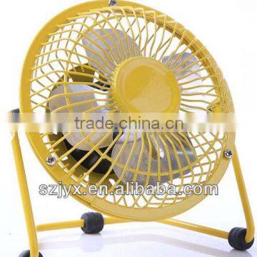 New Arrival Jyicoo Wholesale Colorful 4 Inch Table Air Circulator Fan Factory Price Fan For Sale