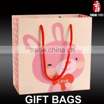 Customized Lovely Animal Print Custom Style Paper Gift Bag