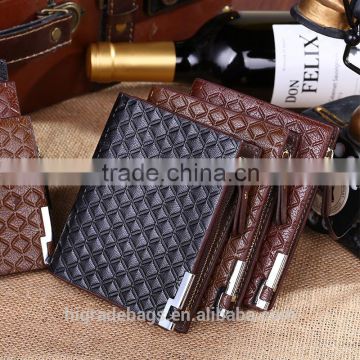 Wholesale new fashion men leather wallet