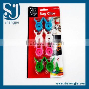 Trade Assurance Plastic Magnetic Bag Sealing Clip/Printed Plastic Memo Clip /Multifunction Clips