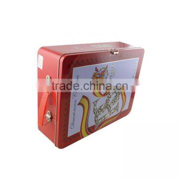Suitcase Tin Box With Pvc Insert for Food Packaging photo-3