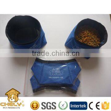 Various Color and Shape Pet Food Bowl With High-end Fabric, Tape and Zipper photo-3