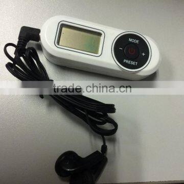 Popular cheap mini fm portable radio with LCD screen or promotion NR0225