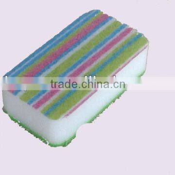 cleaning sponge with printing scouring pad (KP-020)