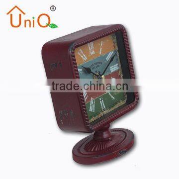 Classic Metal Art Table Clock for Practical Use photo-3