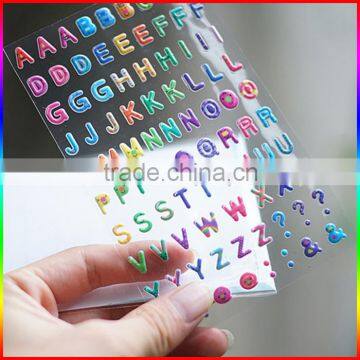 Beautiful Letter Puffy Sticker for Boys and Girls Learning photo-4