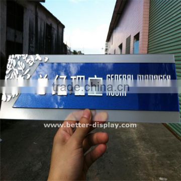 wholesale plastic acrylic office door name plates