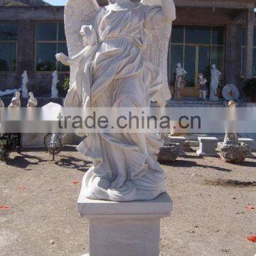 marble outdoor decorative large angle statues