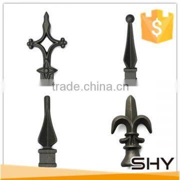 decorative/ornamental cast iron gate spears wrought iron spears