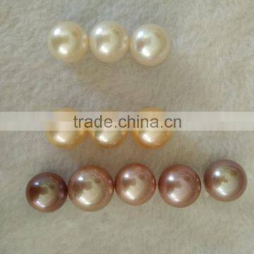 wholesale oyster pearl 13-15mm round freshwater pearl vacuum-packed