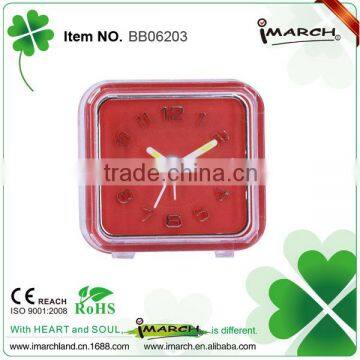 BB06203 Mini Crystal Gifts Alarm Clock With Cake Shape