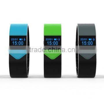0.49" OLED display smart bracelet with bluetooth and heart rate monitor
