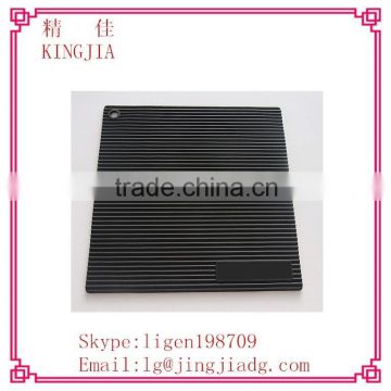 square shape anti slip silicone mat for promotion,kitchen heat resistant and skidproof silicon mat