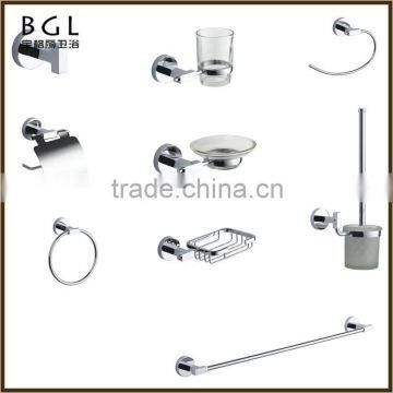 Direct Marketing Bathroom fittings Zinc alloy Chrome Finishing toilet accessory set