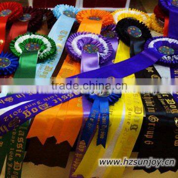 China Wholesale Award Ribbon Rosettes