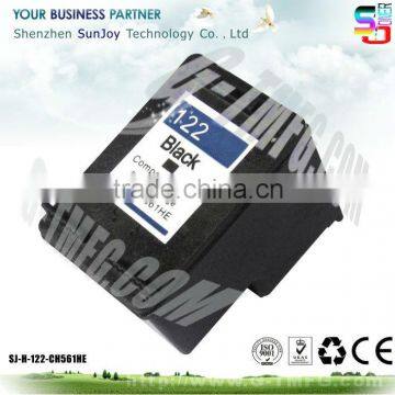 Wholesale Printer Ink Cartridge Compatible CH561HE 122 for Deskjet 1000 Printer(CH340C) HP Deskjet 1050A All-in-One