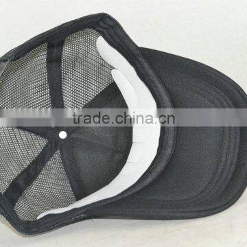 Guangzhou Hat Factory Professional Custom / 100% Polyester Fiber/white and Black/LOGO Printing/sponge Trucker Hats photo-5