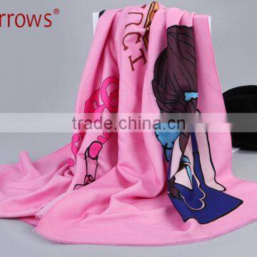 2016 Fashionable Pashmina Shawl and Cashmere Scarf Nepal for Women Lady photo-6