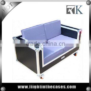 New Style Fashionable Heavy Duty Aluminum Carrying Truck Sofa Flight Case photo-5