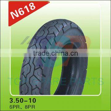 Motorcycle Tyre and Tire 3.50-10 8PR/6PR