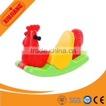 CE approved eco-friend plastic outdoor rocking horse for kids