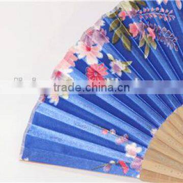 High Quality Bamboo Silk Fan Craft Fan Lady Hand Fan photo-4