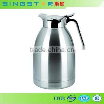 Classic Design Stainless Steel Double Wall Vacuum Jug Coffee Pot Hot Sell