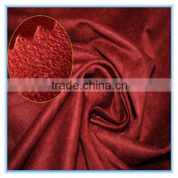 Microfiber warp suede fabric