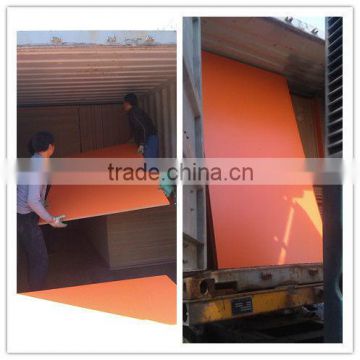 18mm E2 grade orange melamine mdf for Africa market