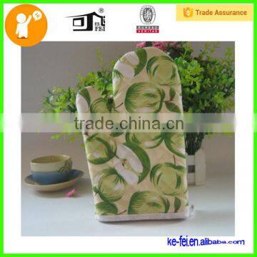 Eco-friendly Garden Style Cotton Twill Green Oven Mitt