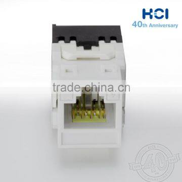 Network Solution RJ45 Super Cat6 UL 180 Degree Unshielded UTP Modular Keystone Jack photo-6