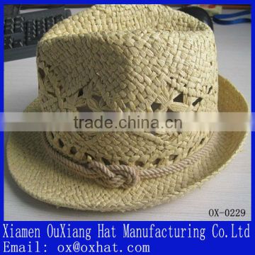 lady fashion hollow straw hat