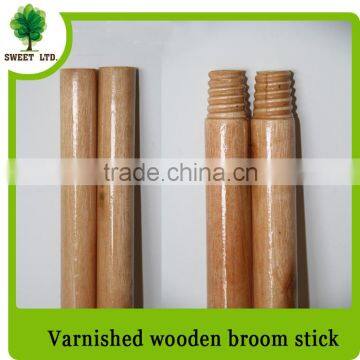 2016 Smooth Surface Varnished Wooden Broom Stick With Great Feedback photo-3