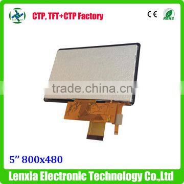 Lcd touch screen module 5'' LCD display 800x480