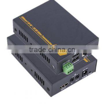RS232 HDBaseT Cable Rj45 Hdmi Kvm Extender 100m Support USB Keyboard HDMI Extender photo-4