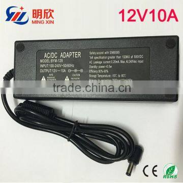 ac 50/60hz ac/dc adapter 12v 10a 120 power adapter