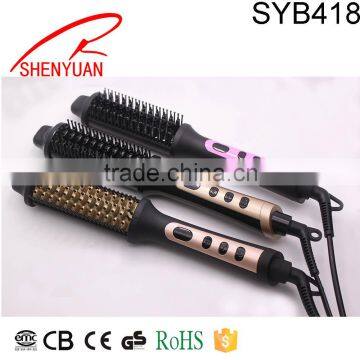 hot selling salon hair straightener hair curler comb electric brush