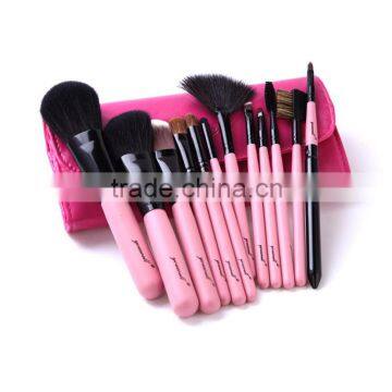 12pcs Professional Animal Hair Makeup Brush Set