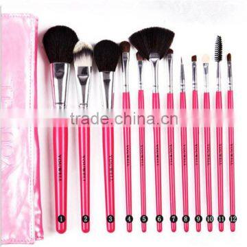 12pcs Good Quality Animal Hair Cosmetic Makeup Brush Set Wholesale photo-3