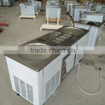 Factory Supply 2+10 Flat Pan Thailand Fried Ice Cream Roll Machine Price photo-2