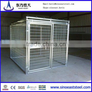 safe comfortable hot galvanized welded wire mesh dog kennel cages