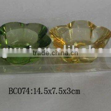 glass candle holder