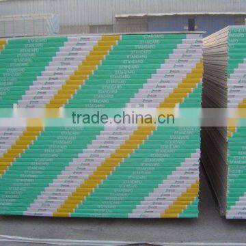 standard plaster gypsum board for drywall/partition/ceiling in construction and real estate