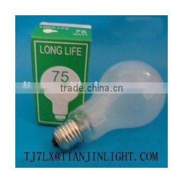 E27 Frosted Incandescent Bulbs with Aluminum Head