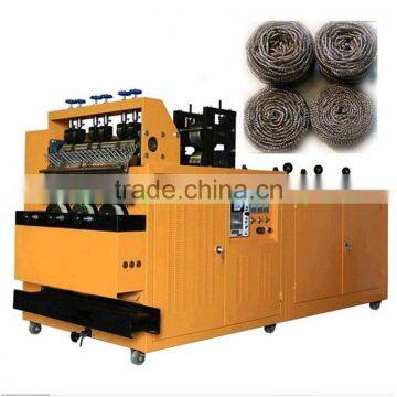 8 wire 4 ball Automatic Wire Mesh Scourer making machine