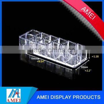 Good service manufacturer clear acrylic makeup storage containers wholesale