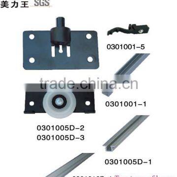 Wood Sliding Wardrobe Door Rollers Fittings for Sliding Closet Door System photo-6